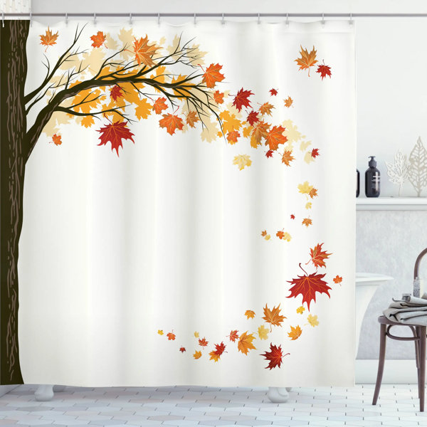 Fall-theme-shower-curtains | Wayfair